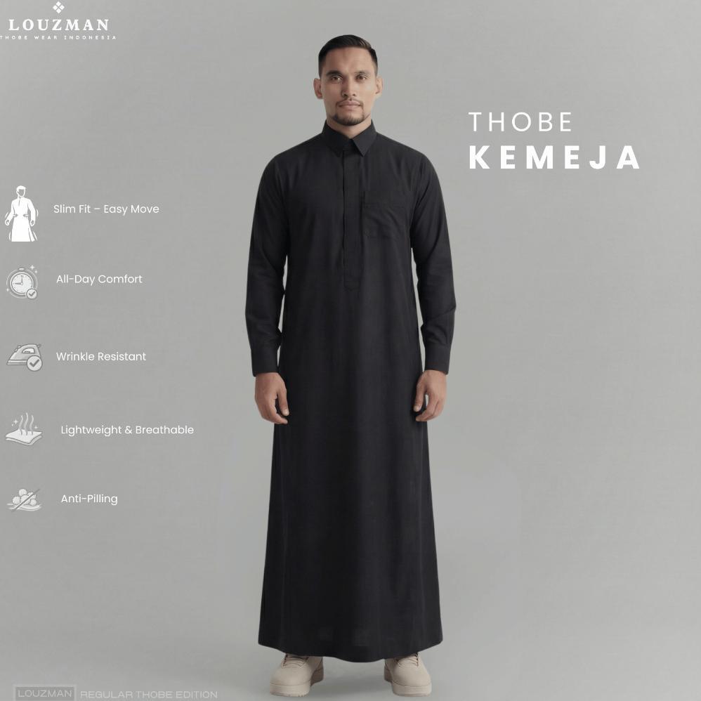 PAKET HEMAT Louzman Thobe Kemeja / Tub / Gamis / Jubah Slimfit Dewasa