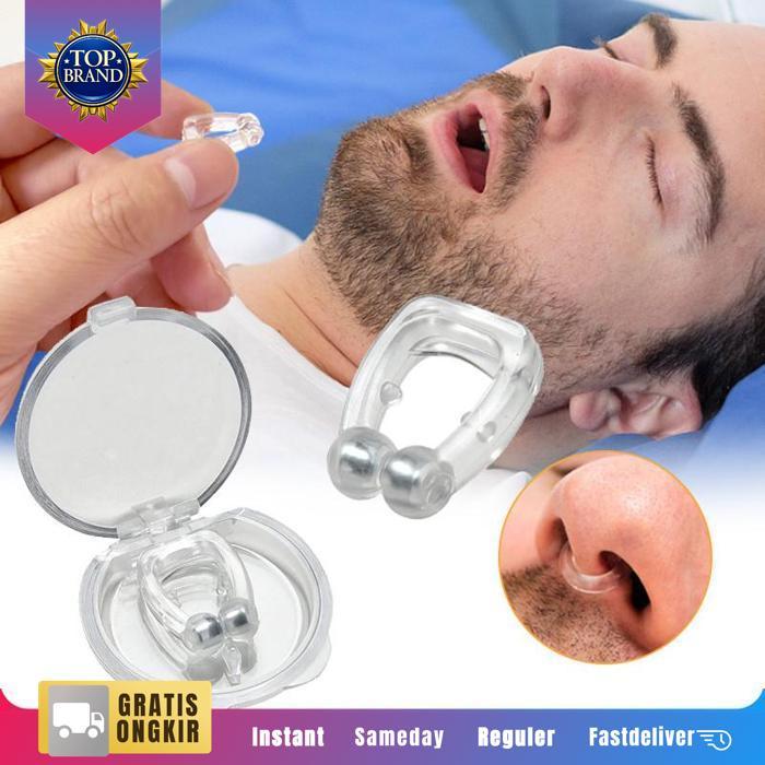 Anti Ngorok Alat Anti Dengkur Alat Ngorok Alat Dengkur Ngorok Snore Free Magnetic Noseclip