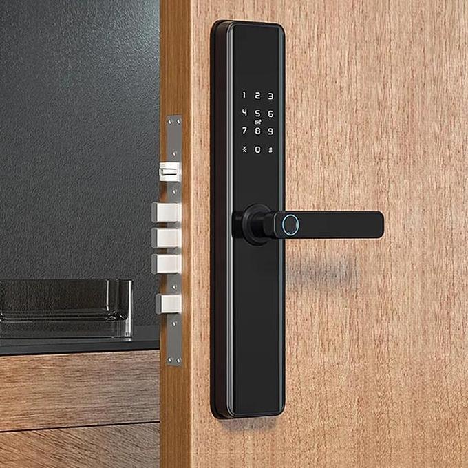 Smart Door Lock Fingerprint HS-FPLock / Gagang Pintu Sidik Jari Kartu