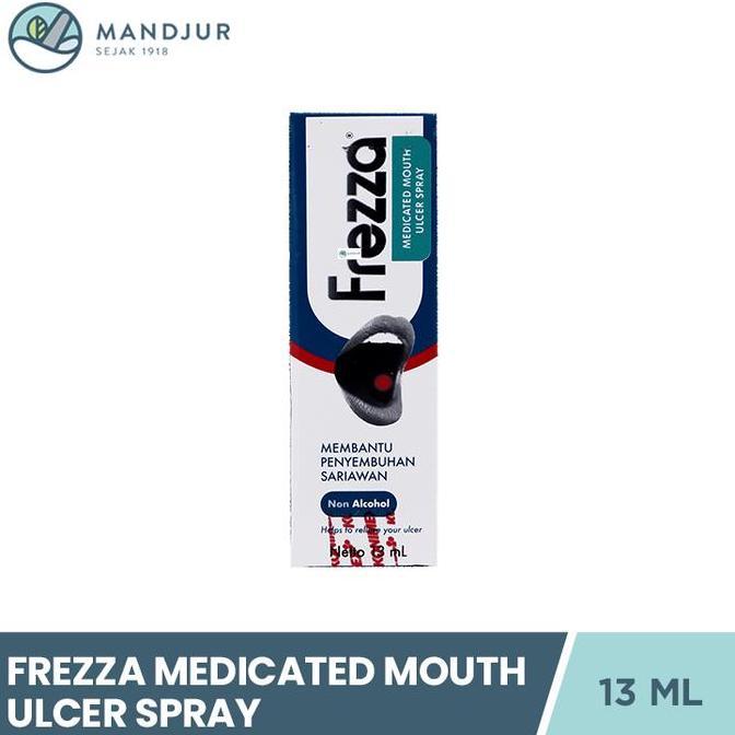 Frezza Medicated Mouth Ulcer Spray 13 mL - Spray Mulut Penghilang Sariawan