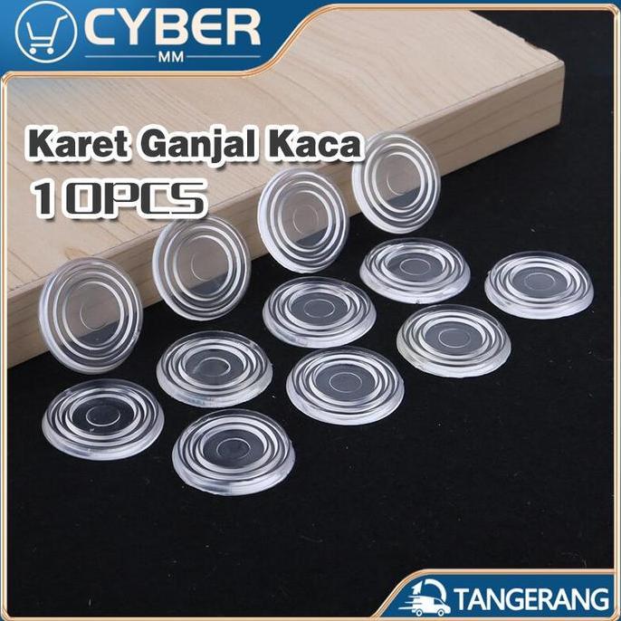 SYLVETI 24MM Karet Meja Kaca / Alas Kaca Meja Anti Slip Kaca Karet