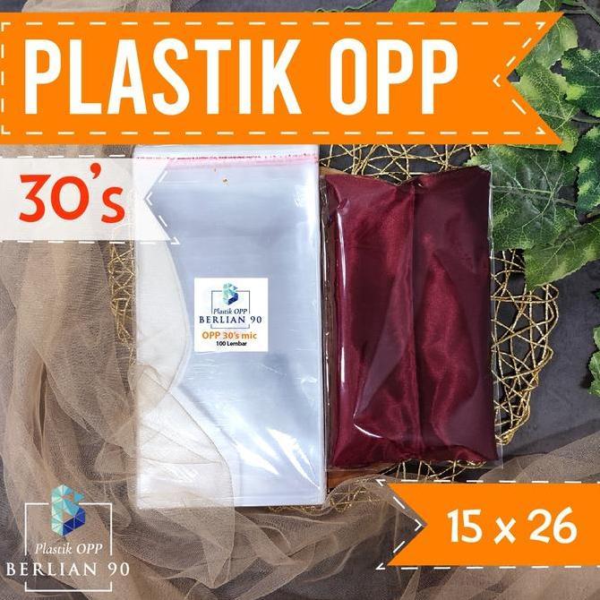 Newbitc- Langsungbungkus- Plastik Opp 15X6 Cm 30S Micron Plastik Opp Lem Plastik Opp Seal