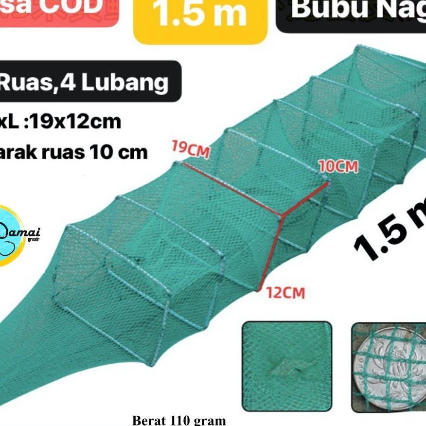 Bubu Naga  1.5M Dan 2.5M  Perangkap Ikan Udang Lobster Bisa Bayar Di Tempat