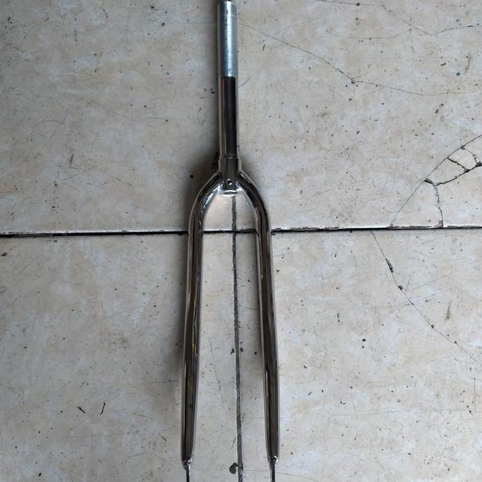 fork sepeda 700 700c fixie balap roadbike crome chrome taiwan