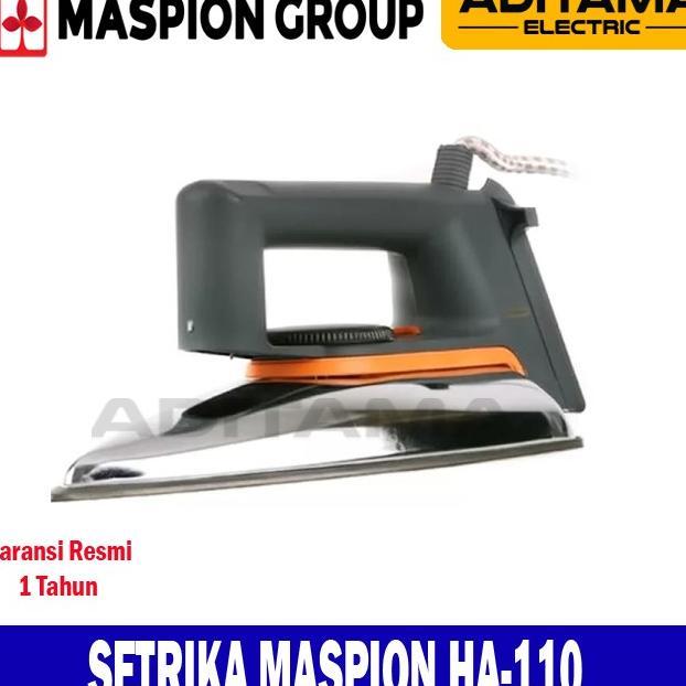 Maspion Setrika Listrik Ha 110/ Setrika Maspion Ha-110 Ha110
