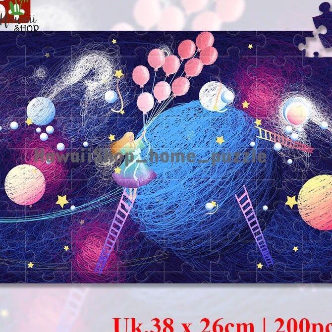 Puzzle Jigsaw 200Pcs Mainan Anak Uk.38X26Cm