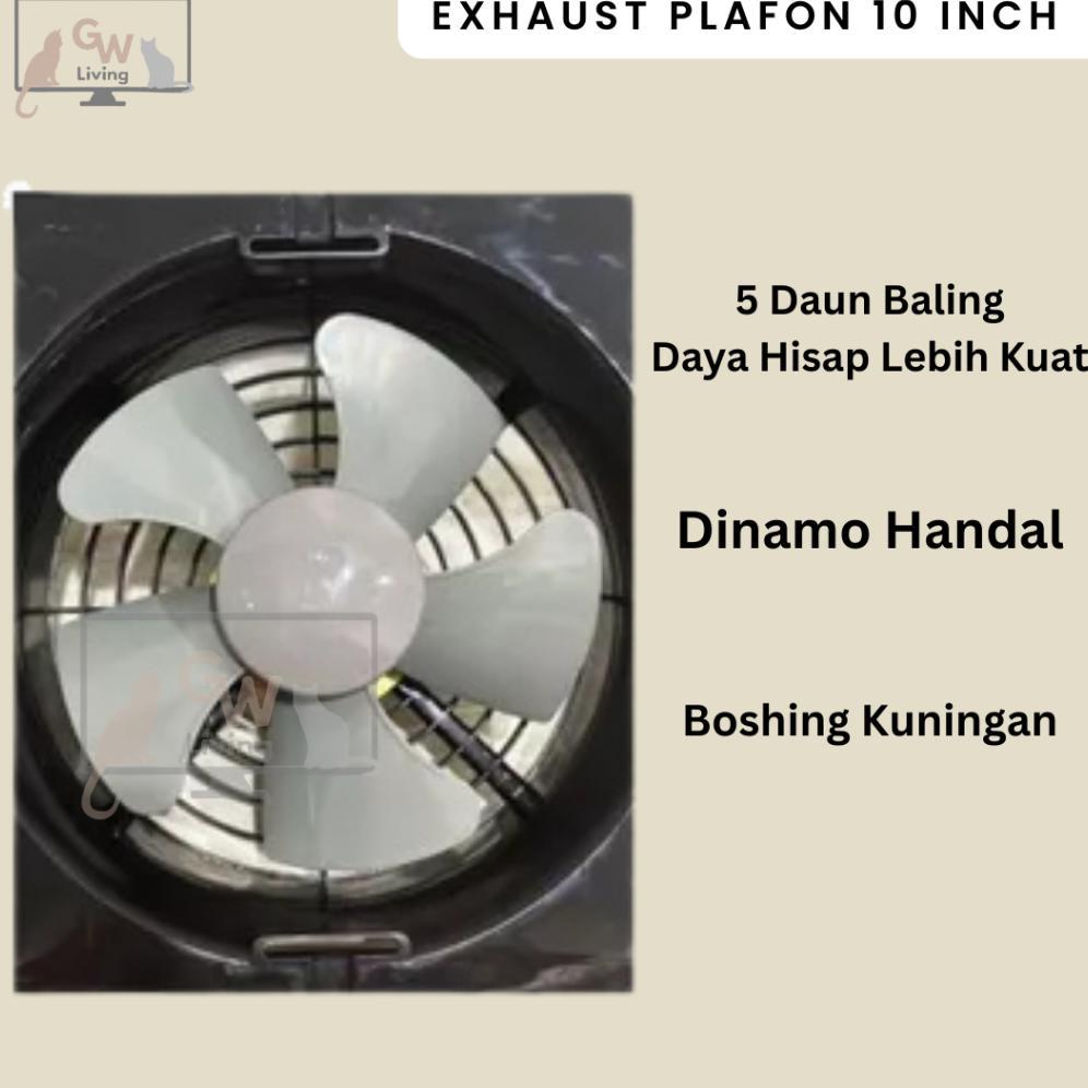 PROMO TERBARU Okayama Exhaust Fan Plafon Kipas Hexos 12 Inch 10 Inch Hemat Daya Tidak Berisik