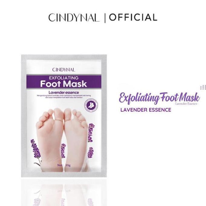 BISA COD CINDYNAL FOOT MASK MASKER KAKI Exfloating Mask Lavender