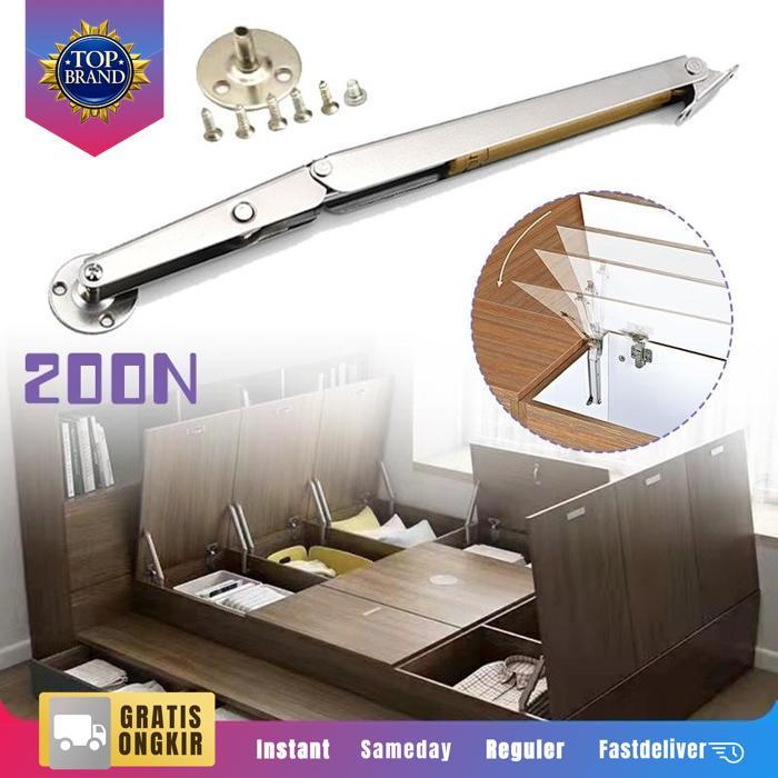 200N Engsel Hidrolik Engsel Salon Jendela Tebal Engsel Pegas Hidrolik Engsel Hidrolis