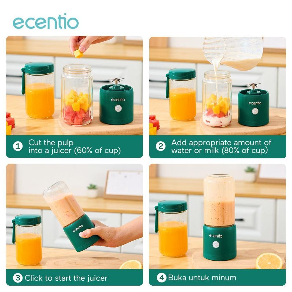 BEST DEALS Blender Portable Juicer ECENTIO 2in1 Multifungsi / Blender Portable ECENTIO