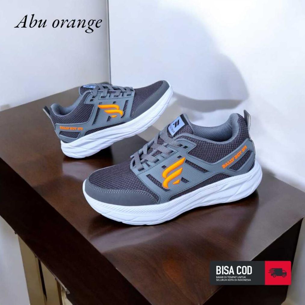 Termurah  Sepatu Hitam Polos Pria Full Black Sekolah / Sepatu Bally Boy Sneakers Terbaru