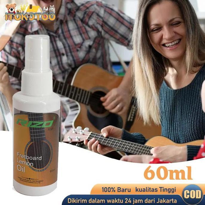 AQZEVUN Lemon Oil Fretboard Pembersih Fret Dan Fretboard Gitar Biola