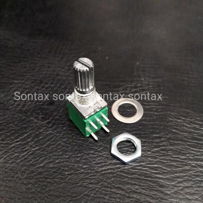 B10K 10K 10 K POTENSIO POTENTIOMETER POT MONO SAKLAR SWITCH ON OFF STX27