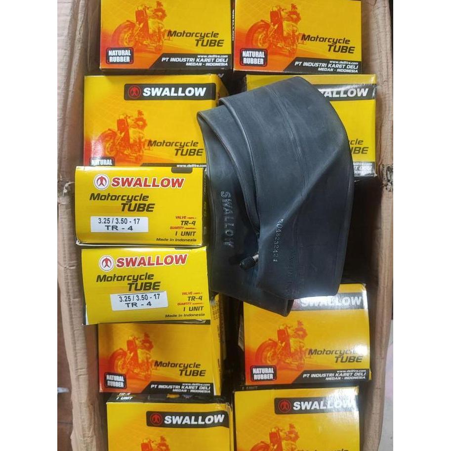 SNI BAN DALAM SWALLOW 325/350-17 BAN DALAM MOTOR UKURAN { 110/70-17, 110/80-17 } CB150R, CBR,  YZF R