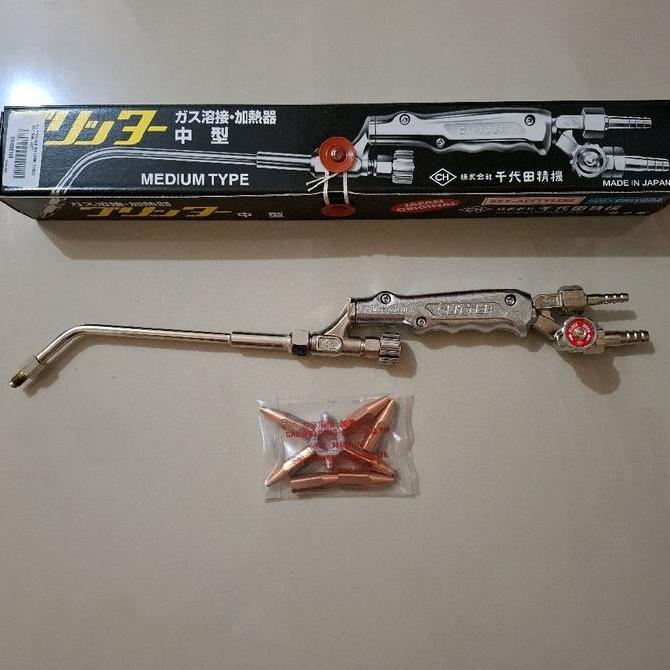 glitter gas welding torch set MW acety chiyoda original CH0000198
