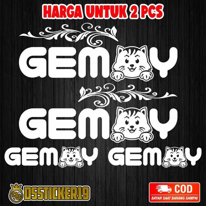 STICKER CUTTING GEMOY STIKER VARIASI MOTOR SCOOPY GENIO GRAND FILANO