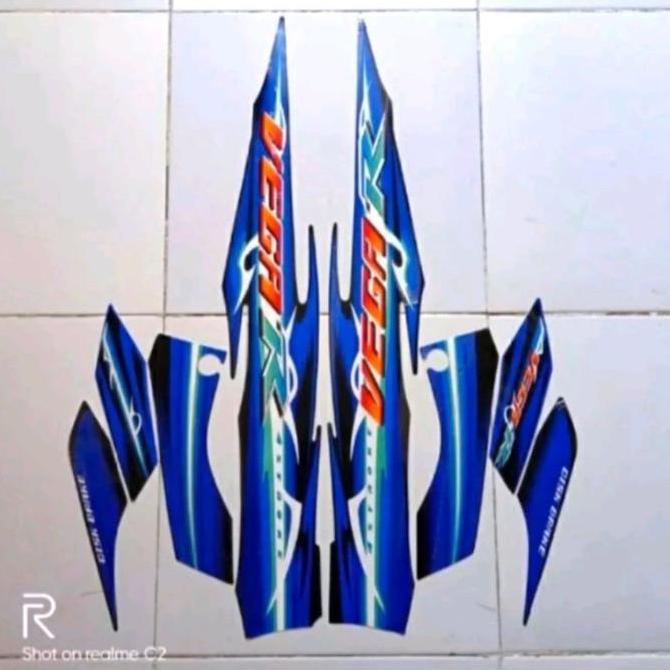 stiker striping body motor yamaha vega r new tahun 2007 full terdekat terlengkap terbaik termurah st