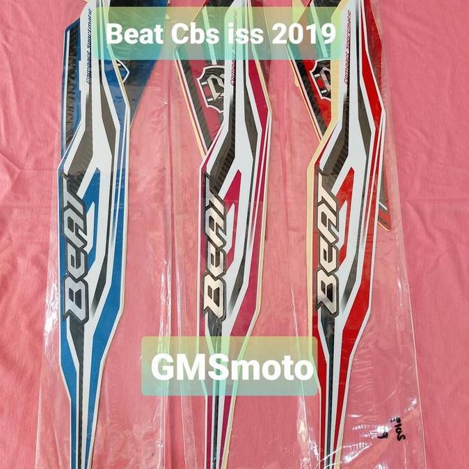 Stiker body motor beat cbs iss 2019 & Striping motor beat cbs iss 2019