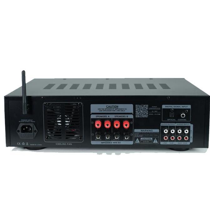 Nagaswara.Id - Amplifier Betavo Zx 2750B 2Nd | 350 Watt | 4 Output | Optical & Coaxial | Amplifier K
