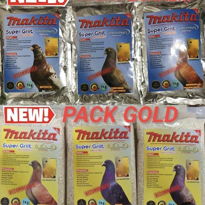 GRIT MAKITA MERPATI SUPER GRIIT PAKAN ASIANAN BURUNG MERPATI VETAFARM