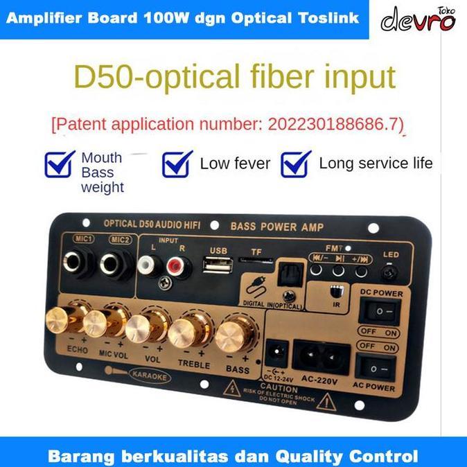 Nagaswara.Id - Amplifier Board Audio Bluetooth Usb Fm Subwoofer Diy 400W Karaoke - Taffstudio D10Ok 