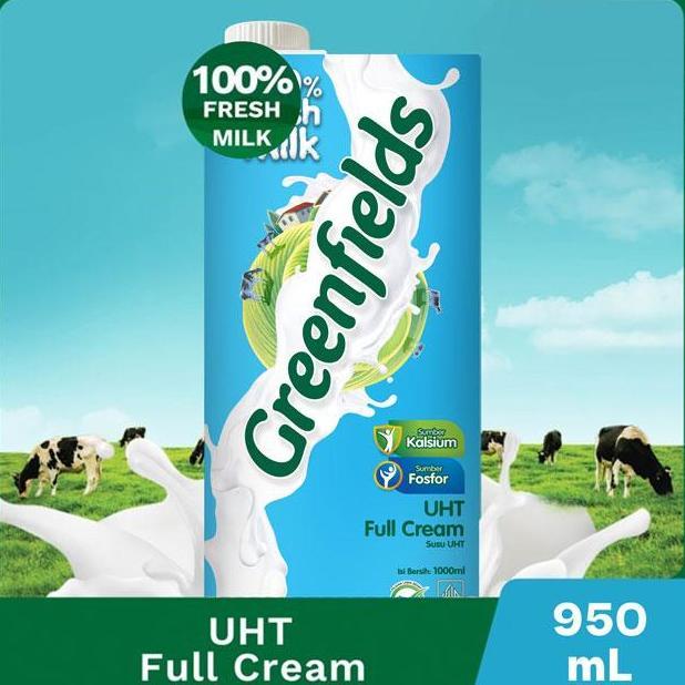 Cow- Greenfields Susu Sapi Segar Uht Fresh Milk