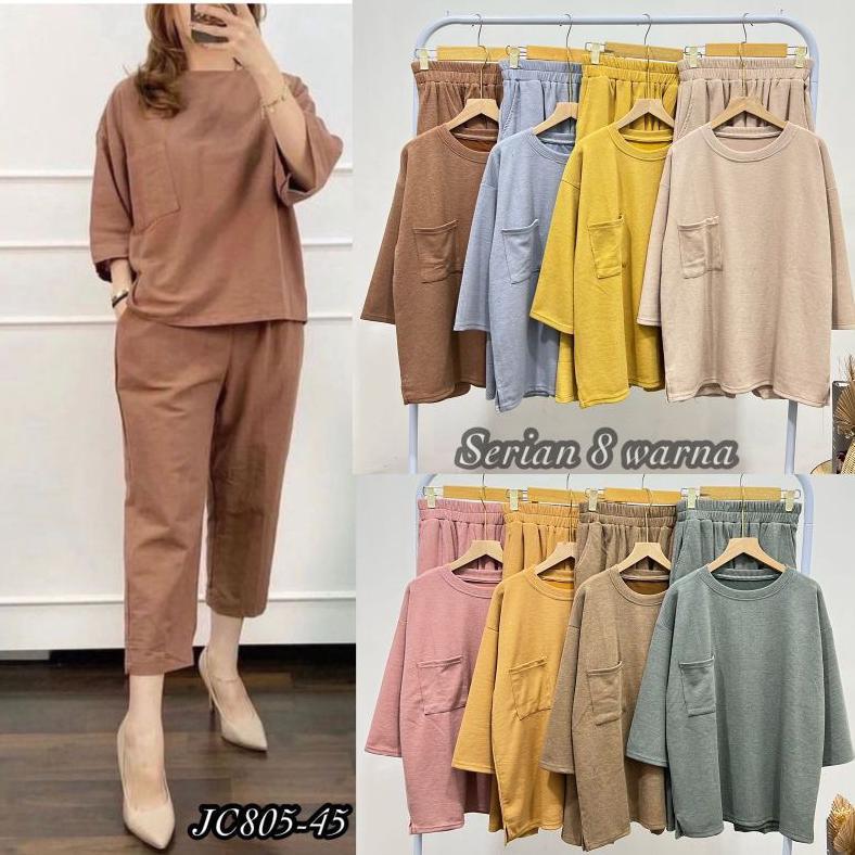 Setelan Wanita Polos Kekinian Rayon Premium Quality | Setelan Wanita | Rayon Premium | Polos Kekinia