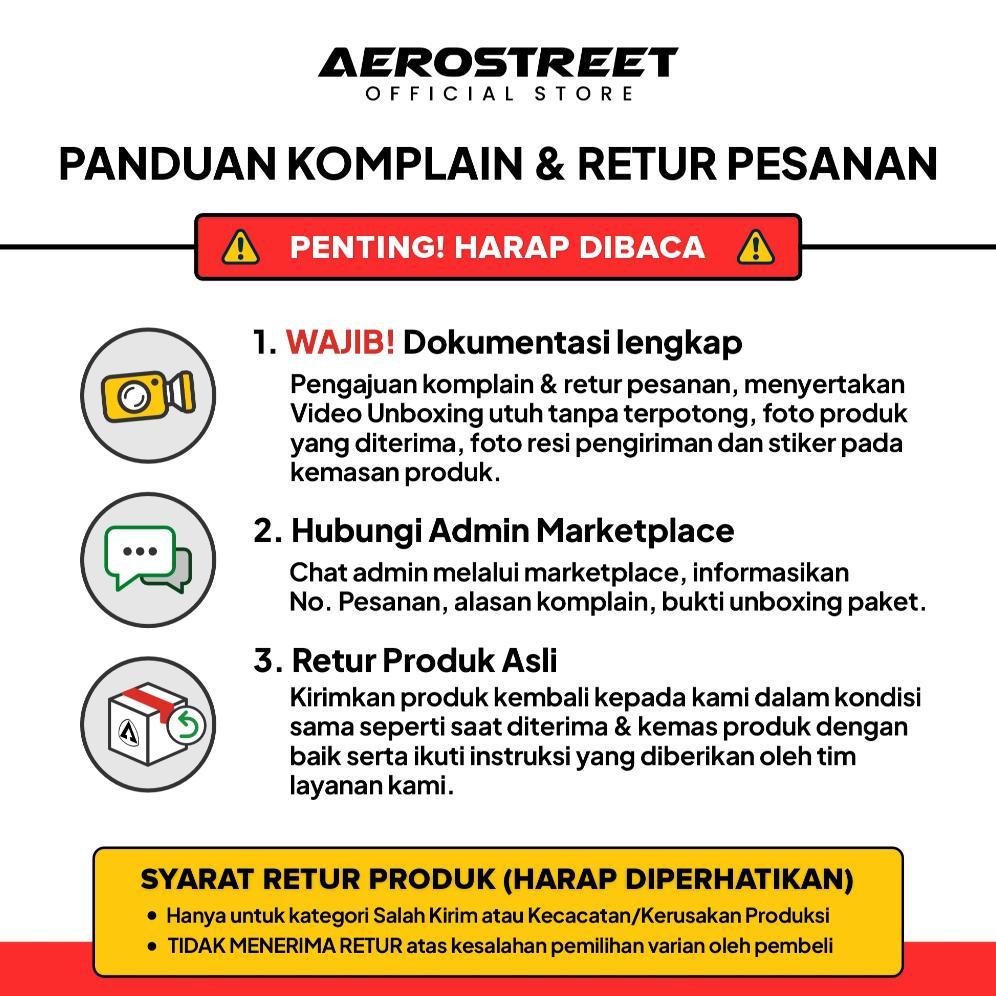 new aerostreet trex outdoor shoes unisex hitam/hitam/abu sepatu boots pria wanita sporty aktivitas t