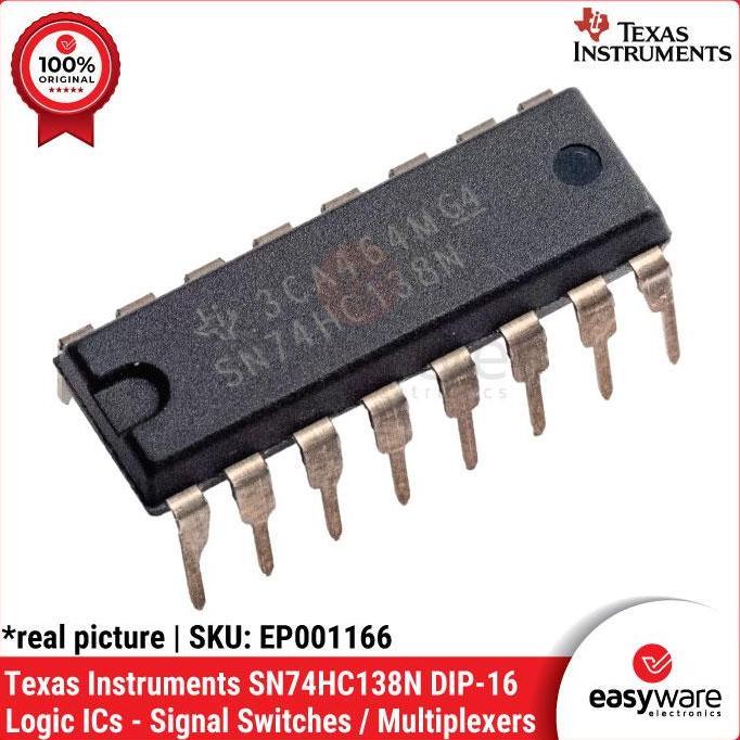 IC SN74HC138N ORIGINAL 74HC138 IC LOGIC ORI 74HC138 ORI EWE27
