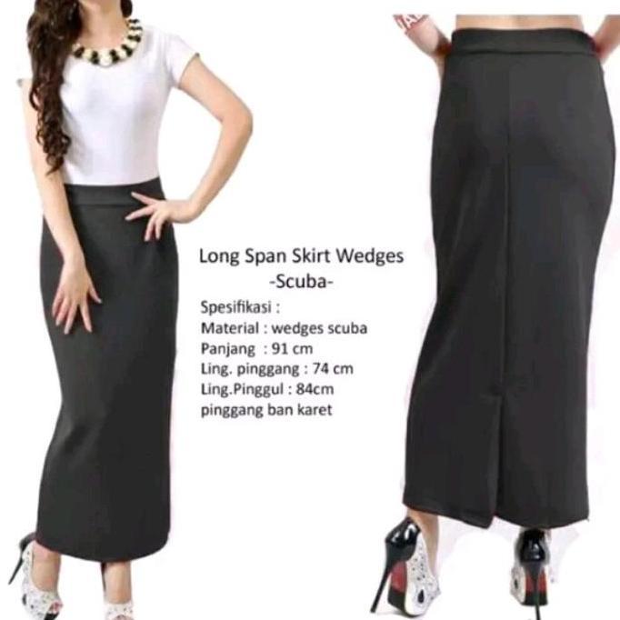 ROK SPAN SCUBA//ROK SPAN KERJA//ROK KULIAH Melar