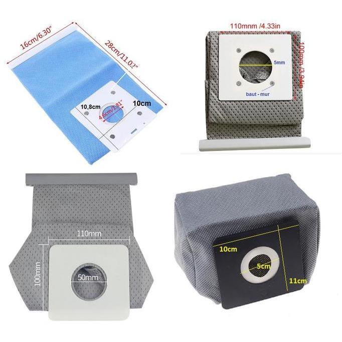 Vacuum Cleaner Dust Bag untuk Sanyo dan lainnya Kantong Debu
