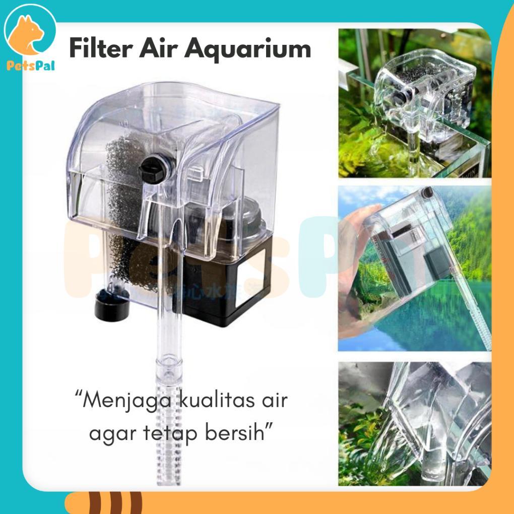 Filter Air Akuarium Jernih Air Terjun Filter Gantung Spons Penyaring Akuarium Filter Sponge Waterfal