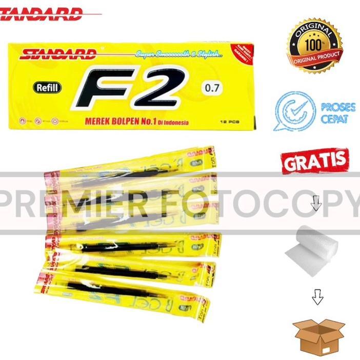 Standard - Refill Pulpen F2  0.7 ( Isi 12 Pcs )