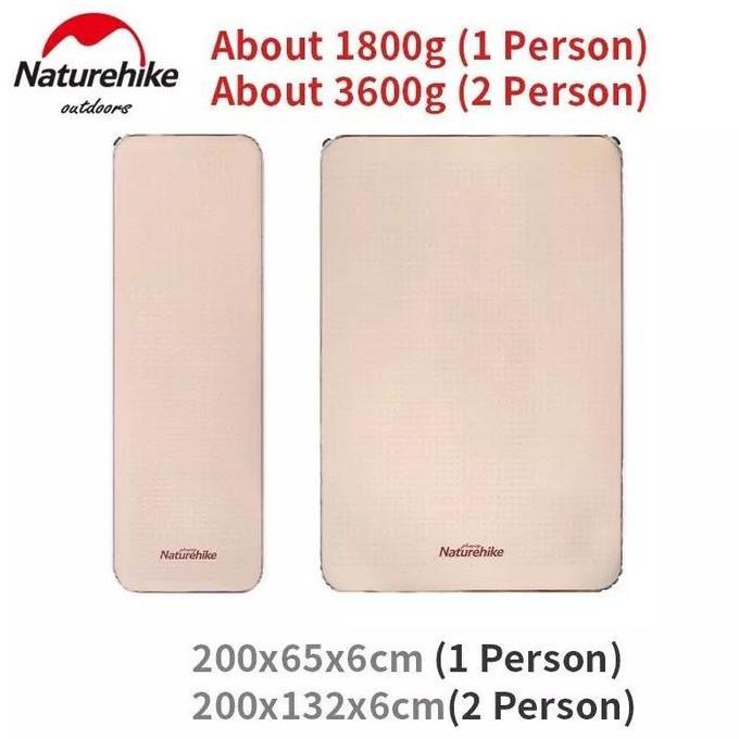 Matras double naturehike NH21FCD11 self inflate sleeping pad camping
