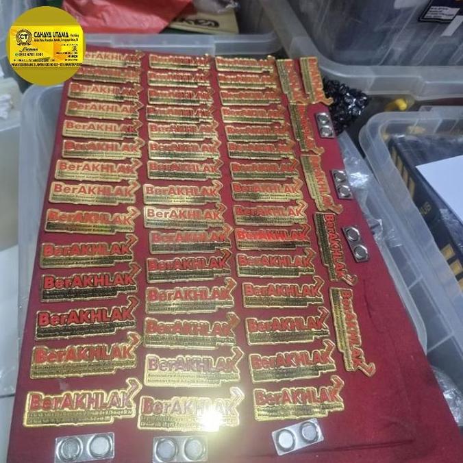 Ready PIN BERAKHLAK / PIN ASN 7 X 3CM
