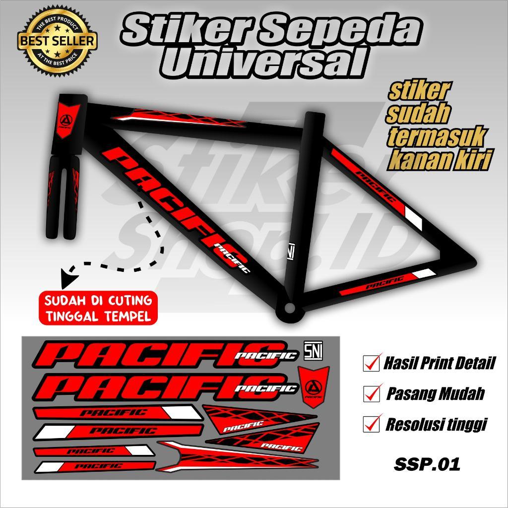 Stiker Striping Sepeda Universal All Bmx Pacific Sudah Cutting 01