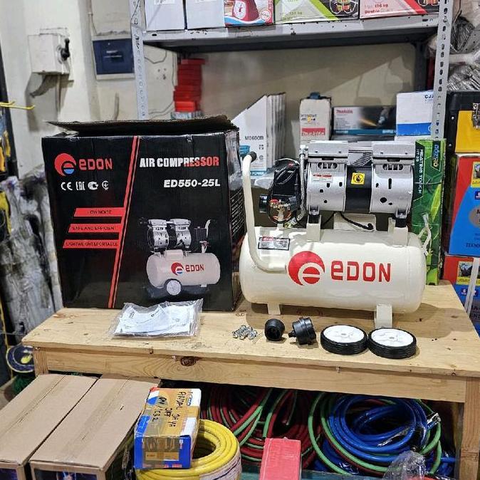 kompresor angin listrik 25Lt EDON air compressor ED550-25L