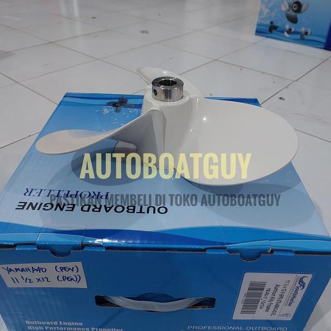 Propeller YAMAHA 40 PK HP tipe PEN  11 1/2 X 12  (Pitch 12) 676-45943-62 Kipas Baling Baling Mesin T