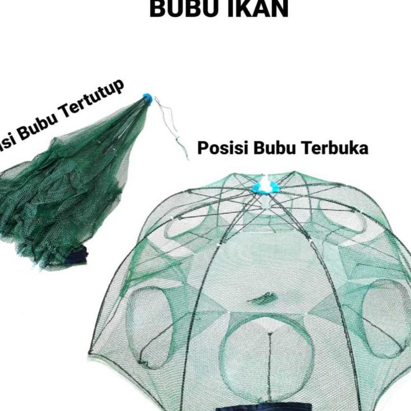 Bubu Ktn 6 & 8 Lubang Perangkap Ikan Modern  Super  Bahan Berkualitas Kawat Lapis Carbon Asli