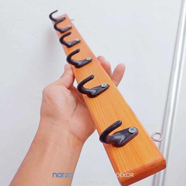 Hanger Baju Capstok Kayu Jatibelanda 40/45cm
