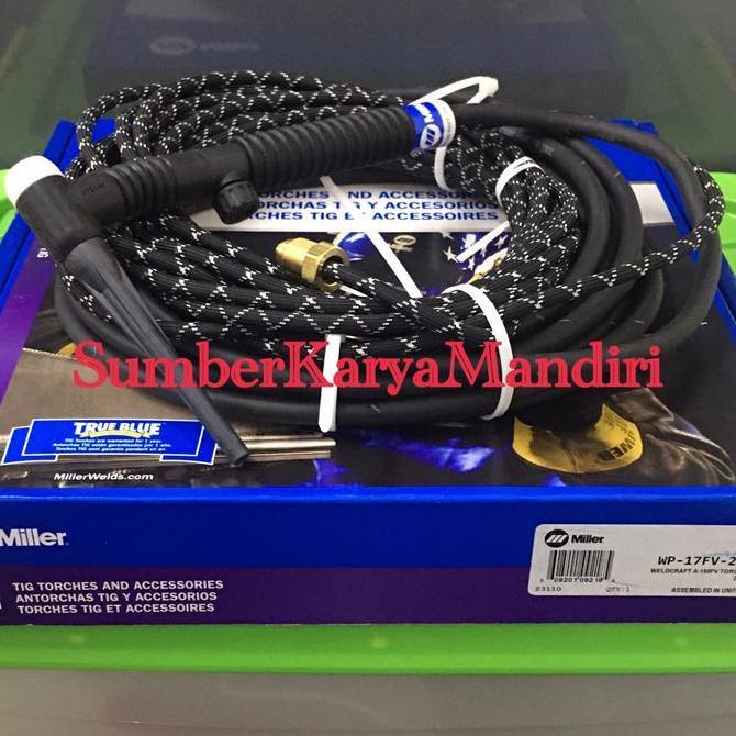 Ready Tig Torch Miller WP-17FV-25-2 / Weldcraft A-150V Torch PKG, 25FT
