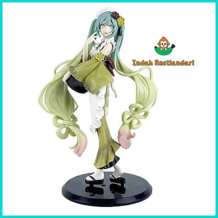 Hatsune Miku Matcha Green Tea Ice Cream Sweets Action Figure Collect