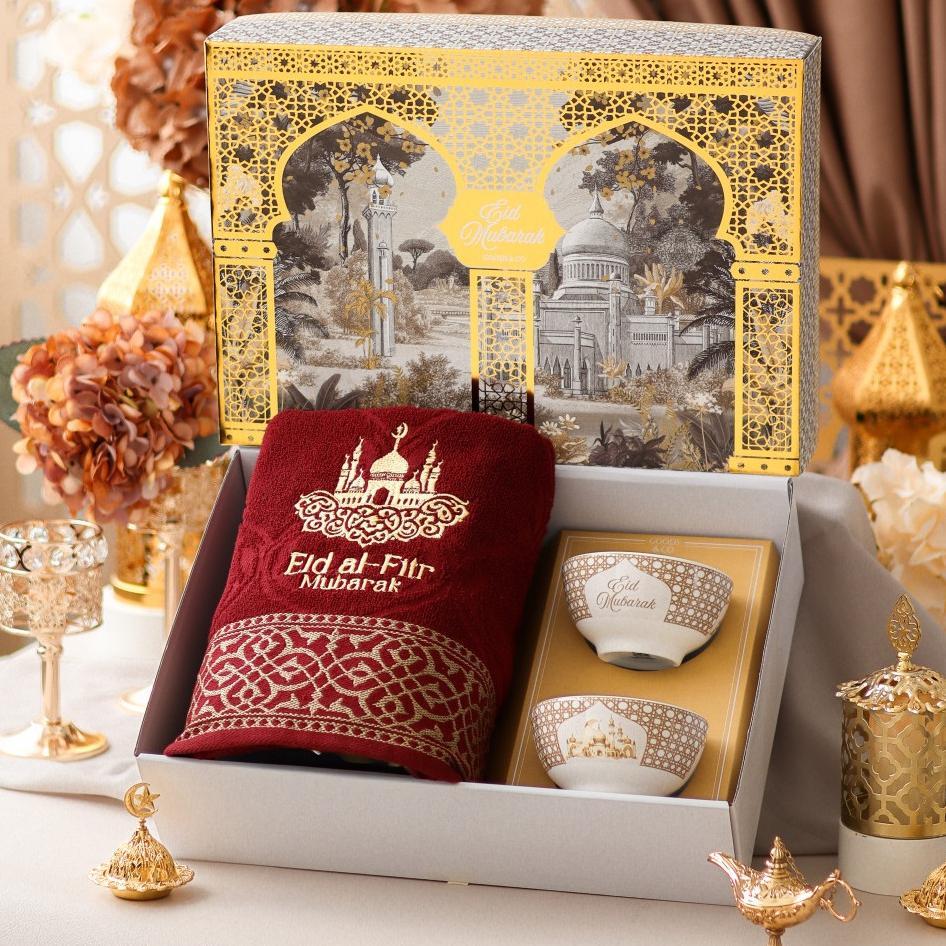 Cuci Gudang Hampers Handuk Mangkok Lebaran Premium Hampers Handuk Idul Fitri Parcel Lebaran Hampers 