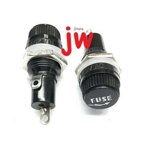 FUSE HOLDER DRAT KECIL BESAR PANEL MOUNT BOX RUMAH TEMPAT SEKRING 5X20 6X30 MM NH18 NH019 JWSS27