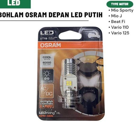 Bohlam Lampu Depan Osram LED Putih Mio Sporty Mio J Beat Fi Vario 110 125 Motorcycle Foto