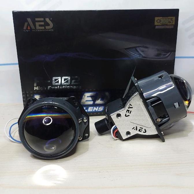 BILED AES F2 3INCH 65WATT FLAT /  BILED AES F-002 3INCH BLUE LENS