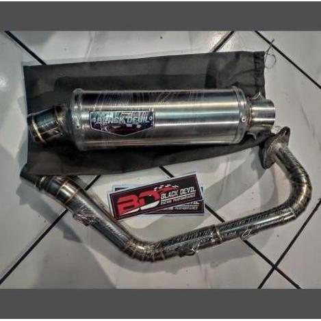 knalpot Black Devil Honda beat scoopy fullsystem