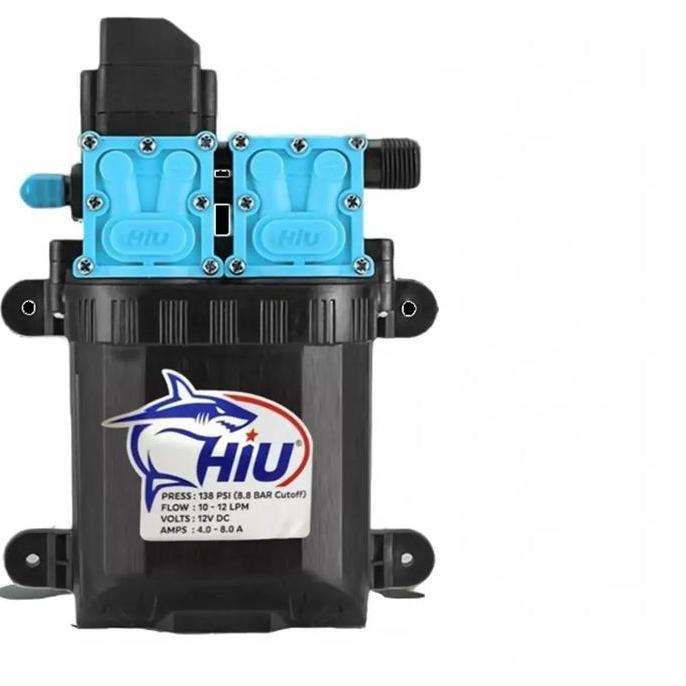 DINAMO SPRAYER POMPA DC 12 VOLT MERK HIU 80 PSI 100 PSI 138 PSI DUAL PUMP