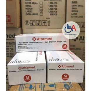 handscoon altamed sarung tangan altamed Karet Latex Cleaning SALE