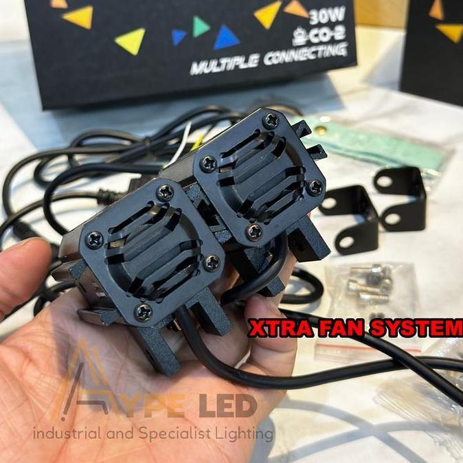 Grosir Lampu Tembak Mini Laser Co-2 Hapag 30 Watt Plus Demon Eyes Lampu Tembak 1 Mata Co2 Hapag